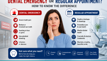 Dental Emergency or Regular Appointment? How to Know the Difference
